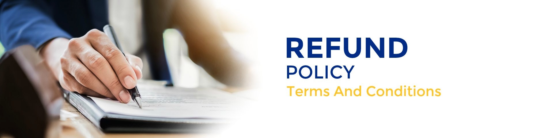 Return and Refund Policy Banner